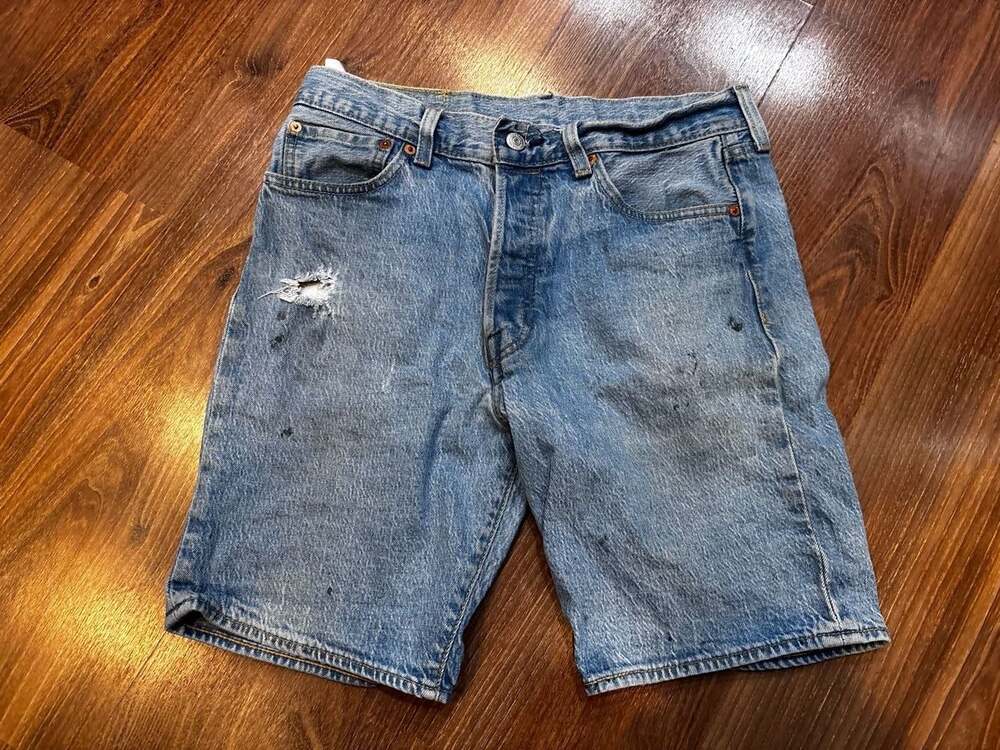 Levi's 501 Original Fit Light Wash Denim Shorts